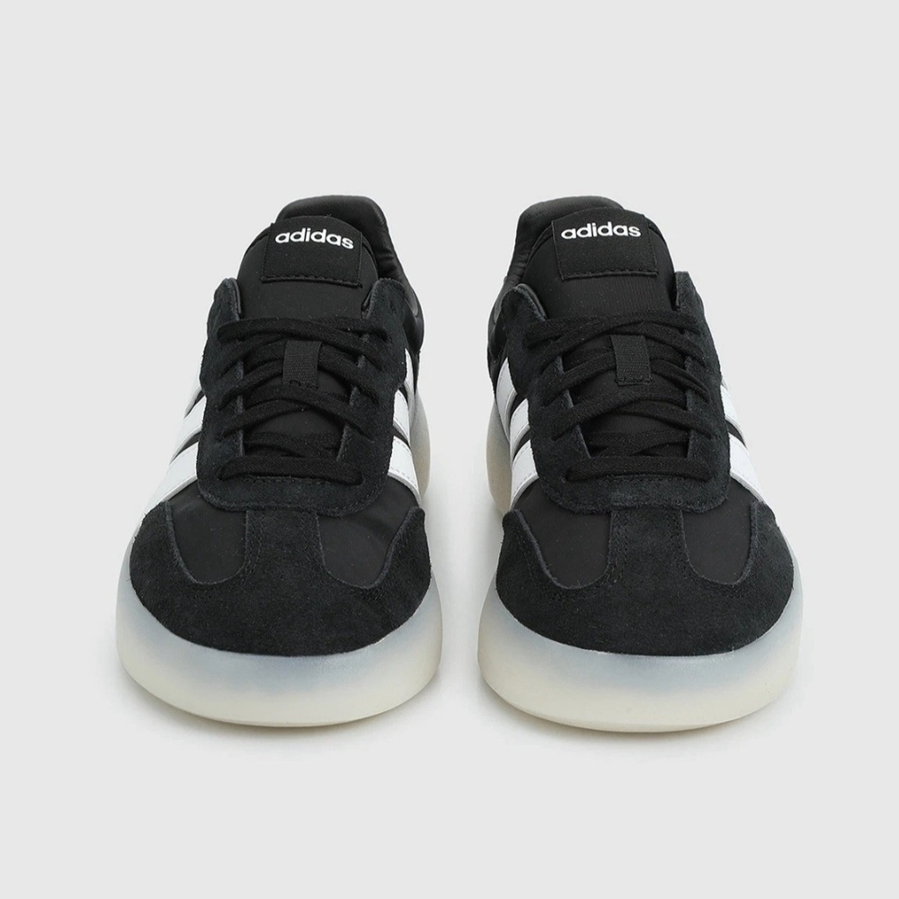 Adidas Size 5 Womens Black and White Sneakers - Picture 3 of 6